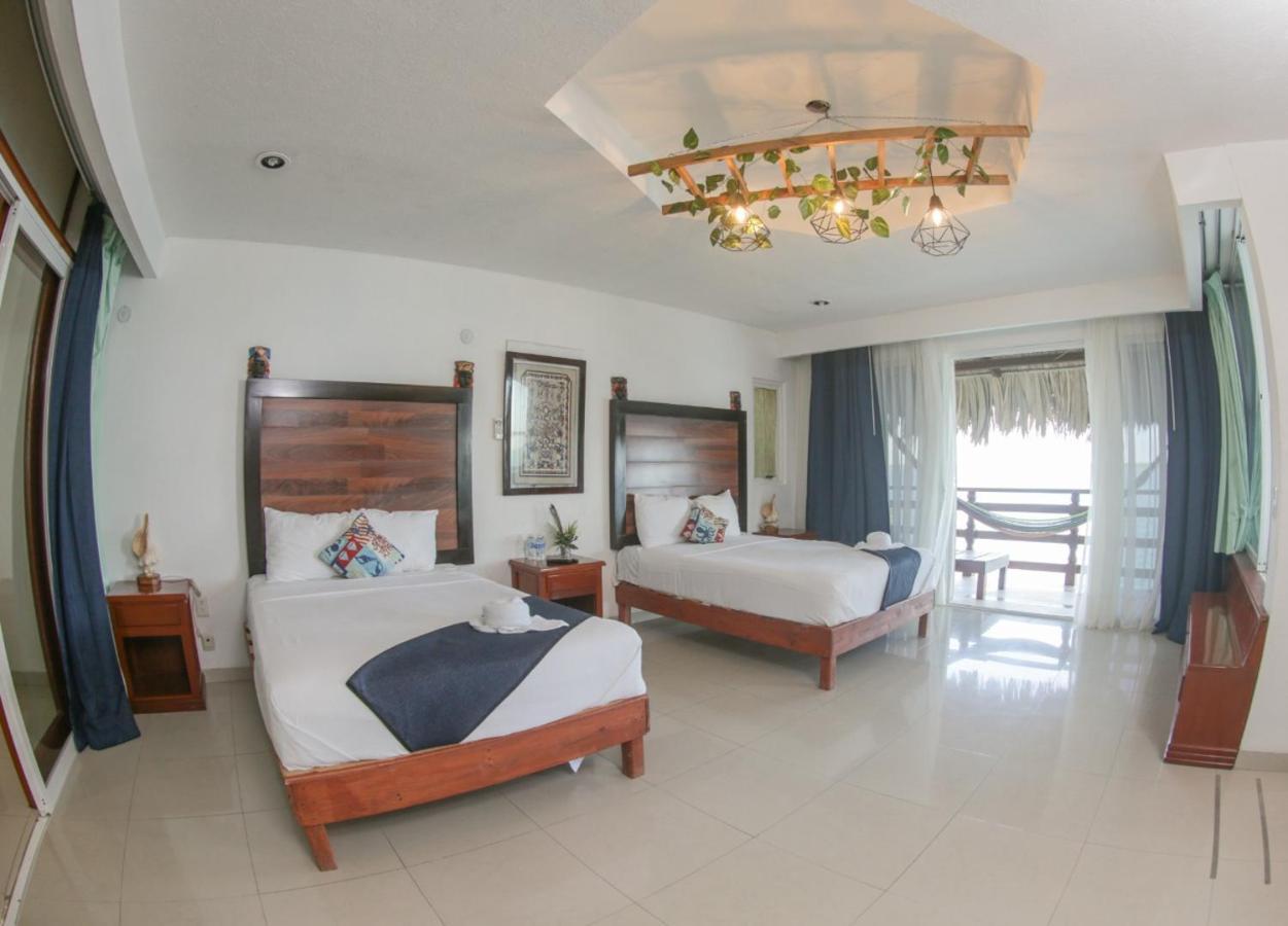 Seven Blue House Village & Lodge Bacalar Eksteriør bilde