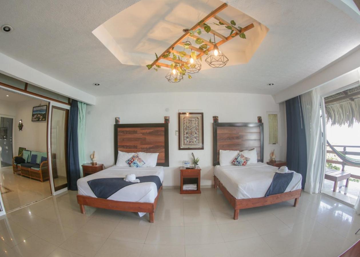Seven Blue House Village & Lodge Bacalar Eksteriør bilde